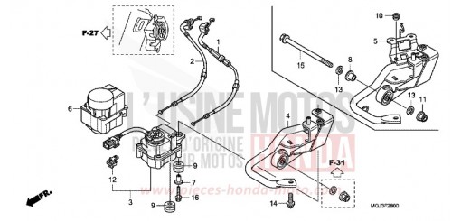 SERVO-MOTEUR CBF1000FAA de 2010